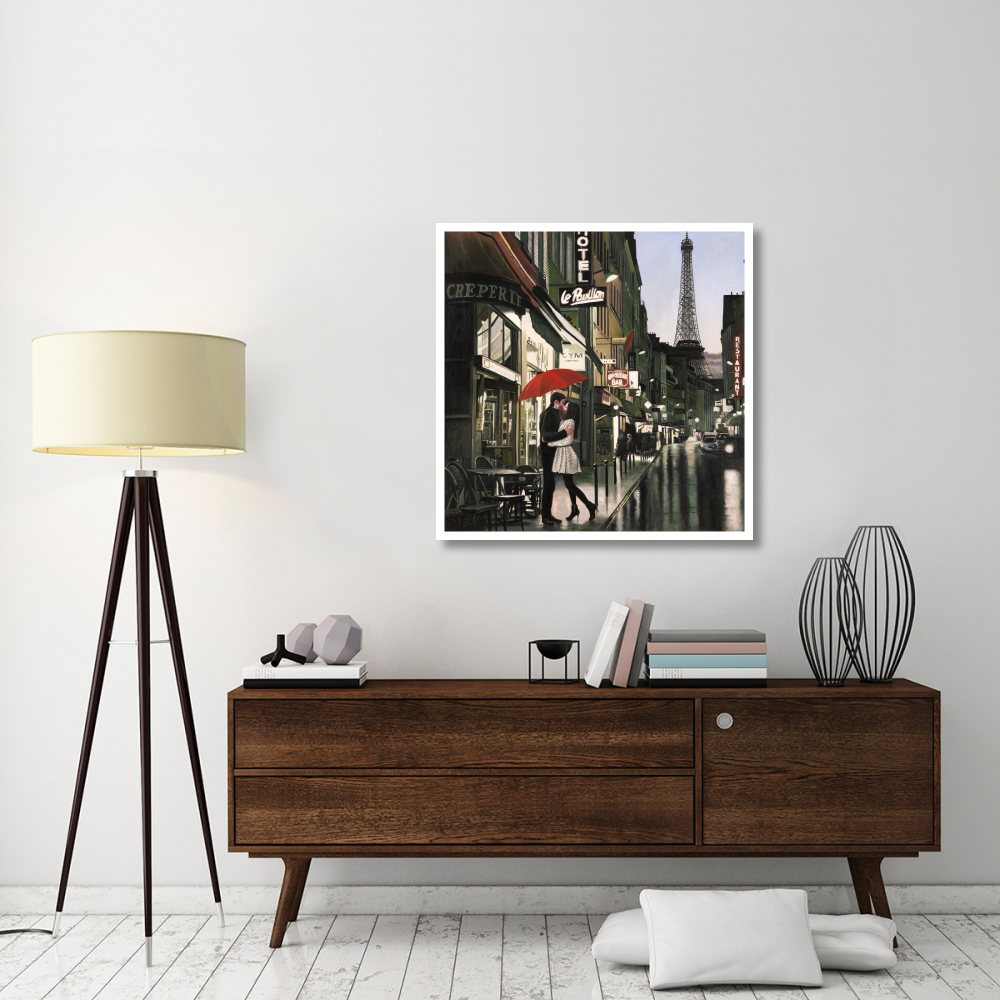 Romance in Paris-Paper Art-38&quotx38"