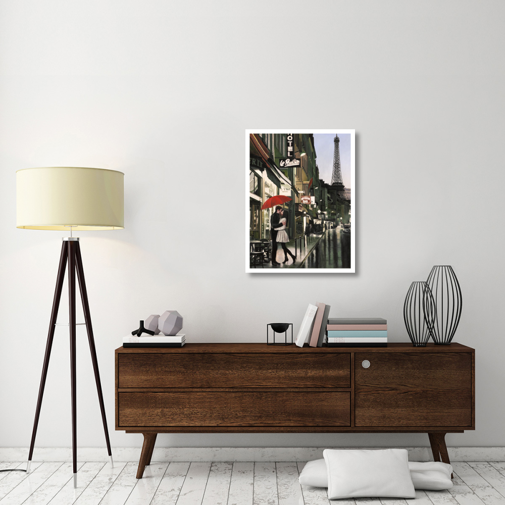 Romance in Paris (detail)-Paper Art-26&quotx34"