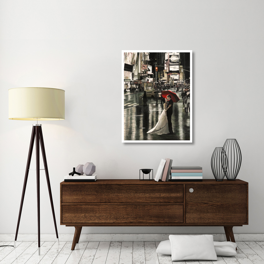 Romance in New York (detail)-Paper Art-32&quotx42"