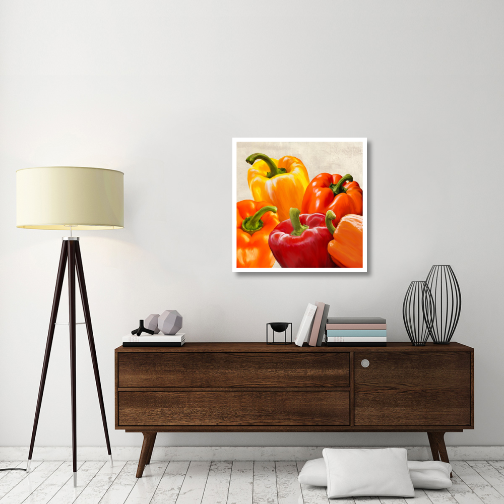 Peppers-Paper Art-32&quotx32"