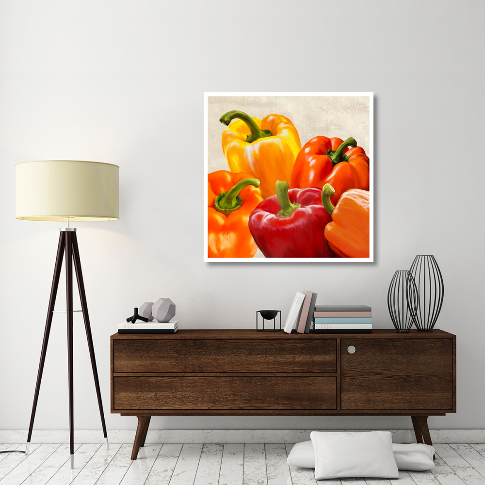 Peppers-Paper Art-42&quotx42"