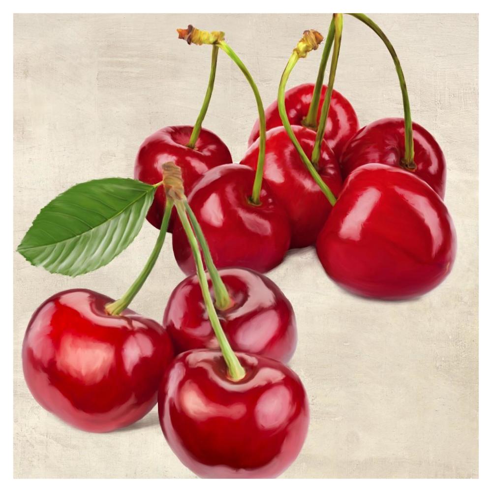 Cherries-Paper Art-38"x38"