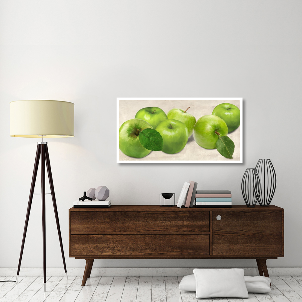 Green Apples-Paper Art-50&quotx26"