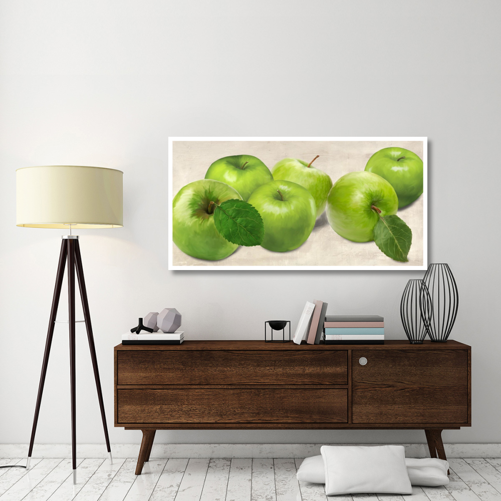 Green Apples-Paper Art-62&quotx32"