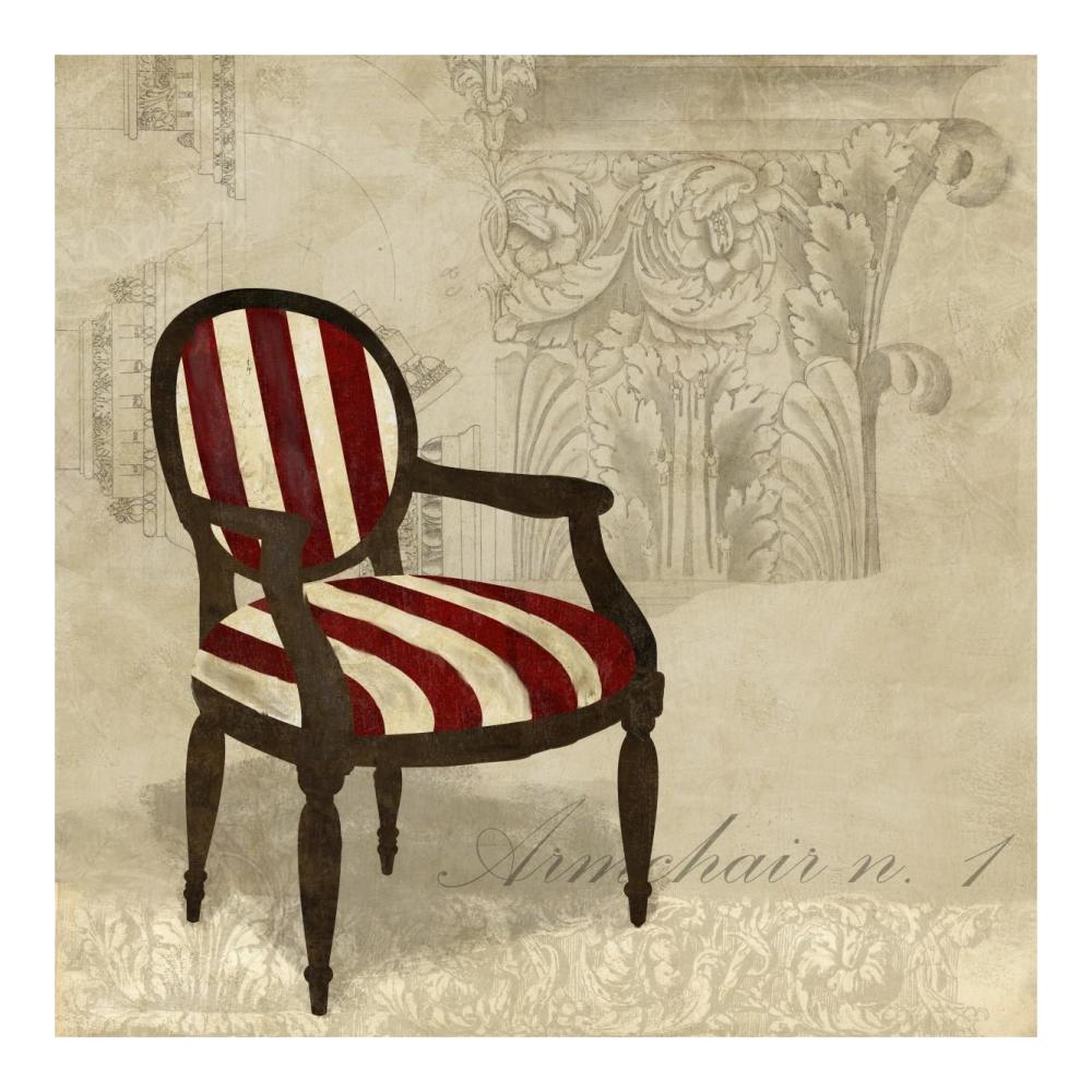 Armchair n. 1-Paper Art-20"x20"