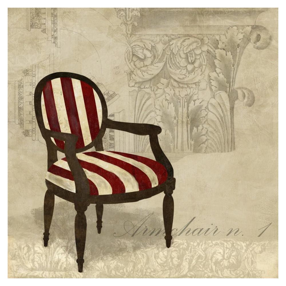 Armchair n. 1-Paper Art-38"x38"