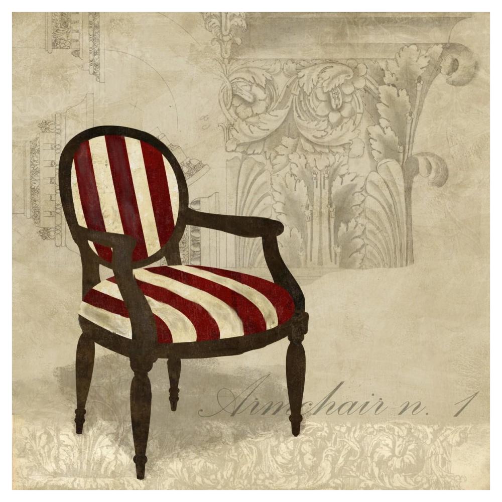 Armchair n. 1-Paper Art-42"x42"