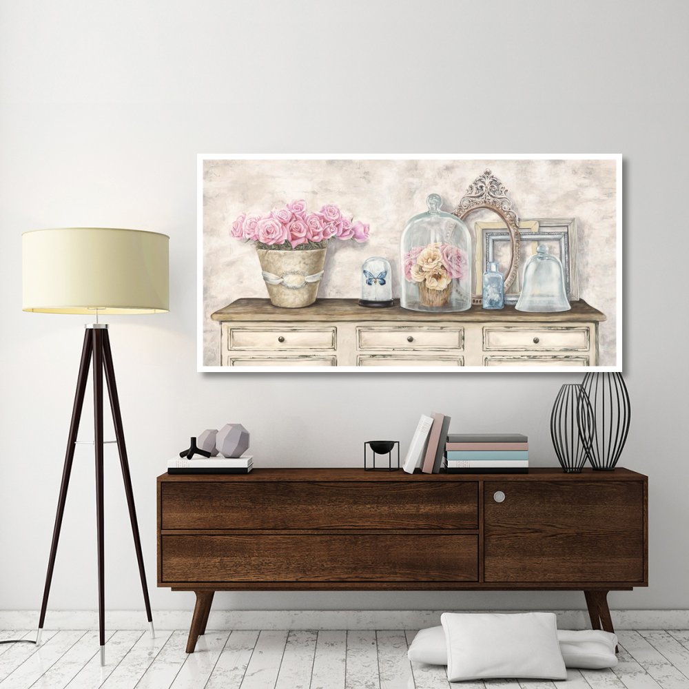 Composition en blanc-Paper Art-74&quotx38"