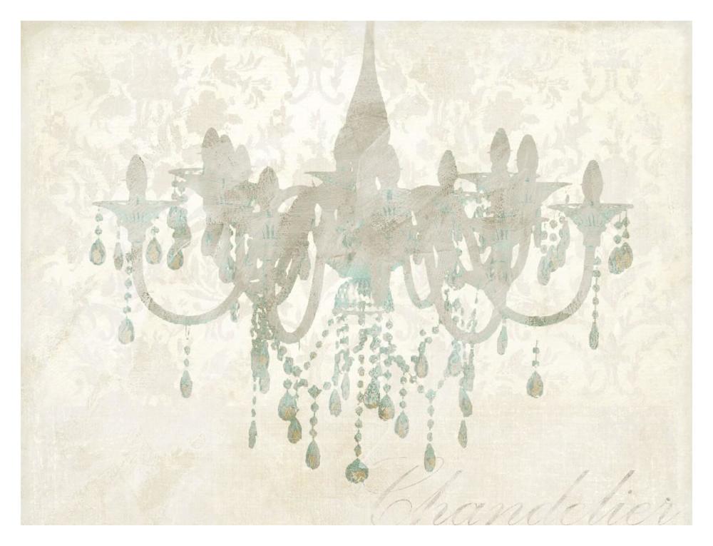 Chandelier-Paper Art-18"x14"
