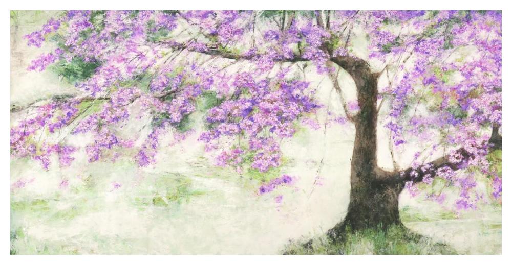 Albero fiorito-Paper Art-50"x26"