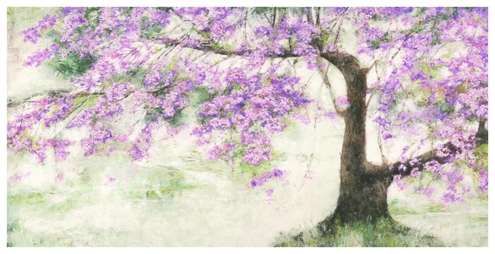 Albero fiorito-Paper Art-74"x38"