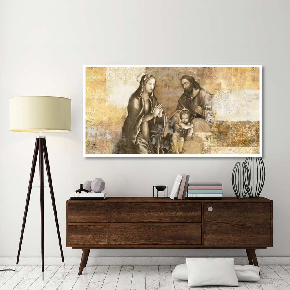 Nativity (after G. Antonio Bazzi)-Paper Art-74&quotx38"