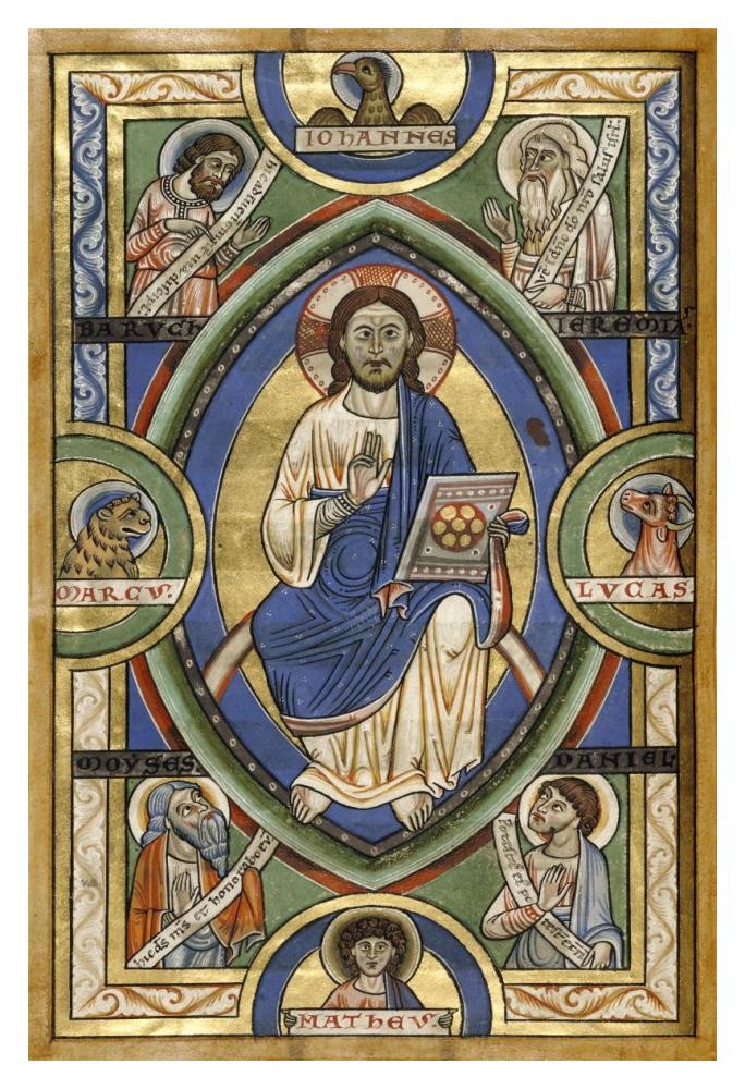 Christ in Majesty-Paper Art-14"x20"