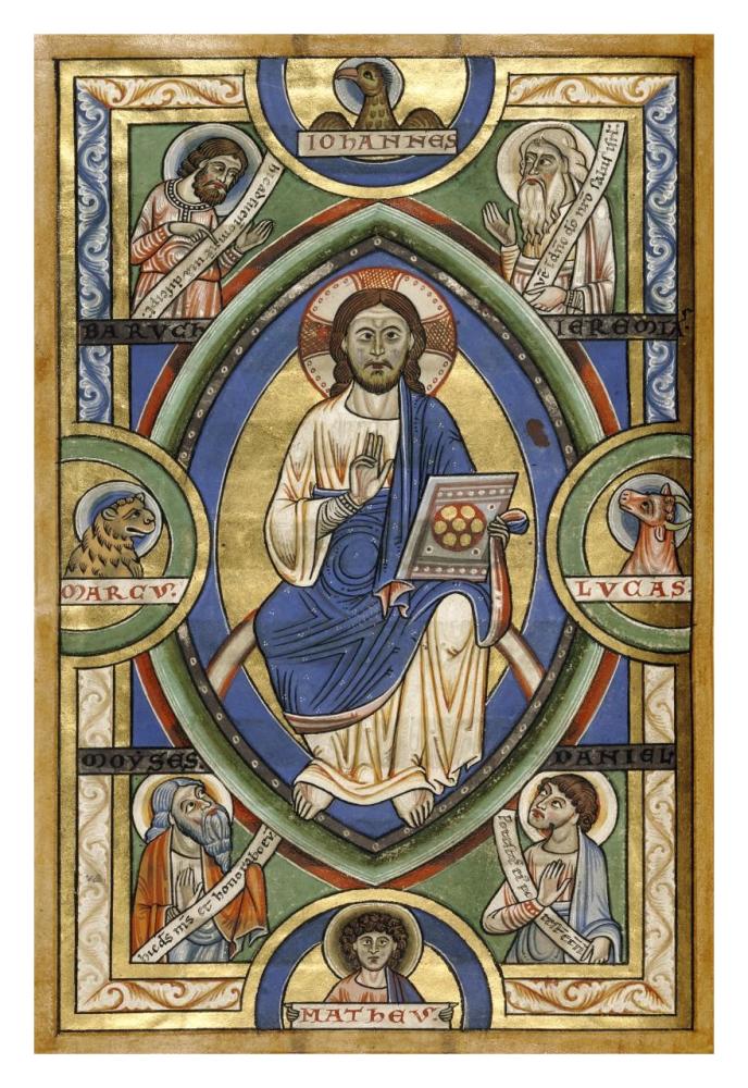 Christ in Majesty-Paper Art-22"x32"
