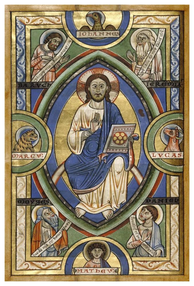 Christ in Majesty-Paper Art-42"x62"