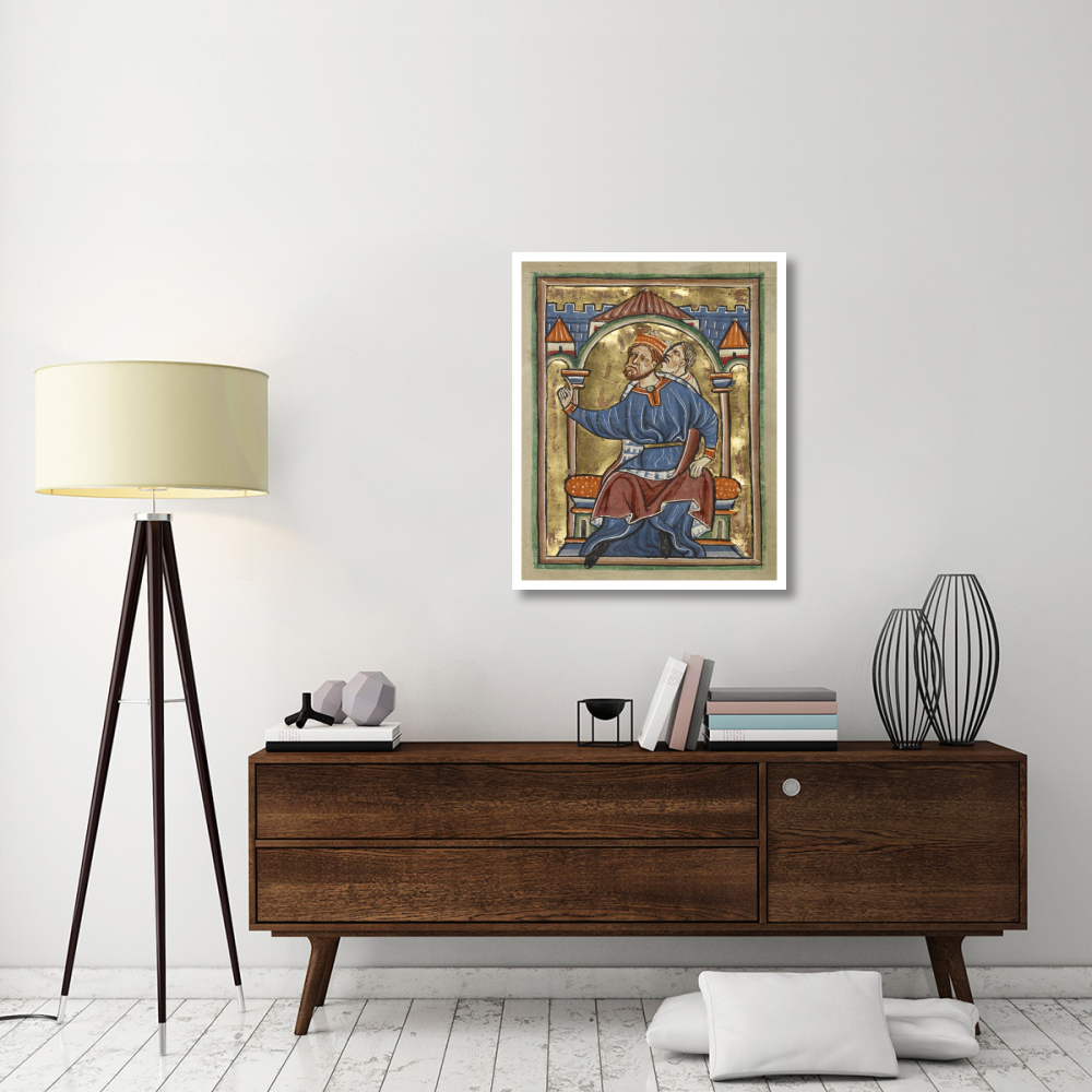 Herod Enthroned-Paper Art-30&quotx37"