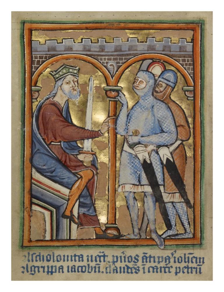 Herod Giving Orders to His Soldiers-Paper Art-20"x26"