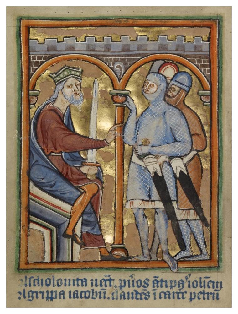 Herod Giving Orders to His Soldiers-Paper Art-38"x50"