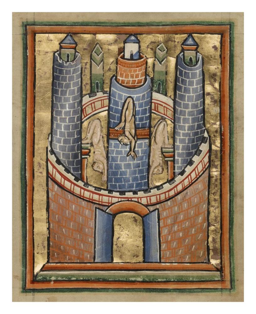 Egypt; The Fall of Pagan Idols-Paper Art-22"x26"