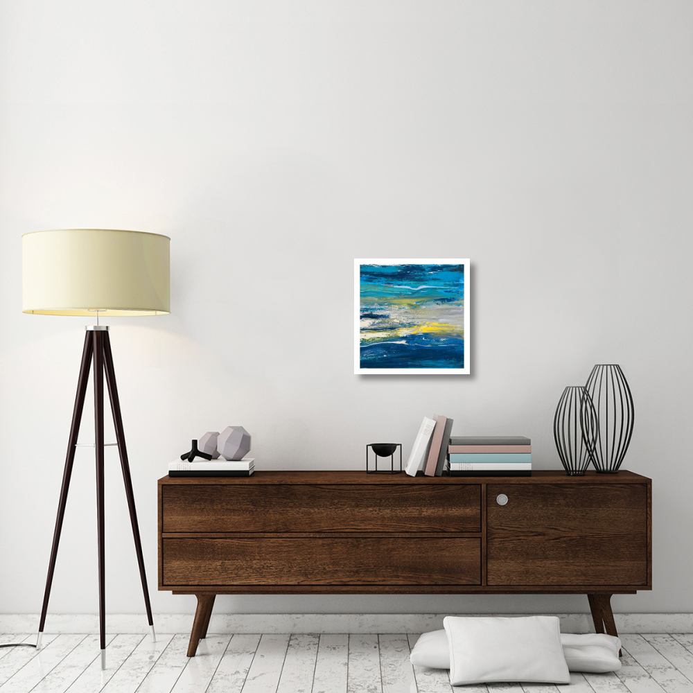 In volo sul mare II-Paper Art-20&quotx20"