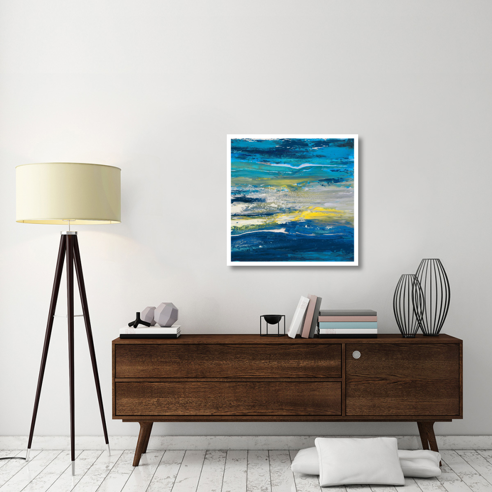 In volo sul mare II-Paper Art-32&quotx32"