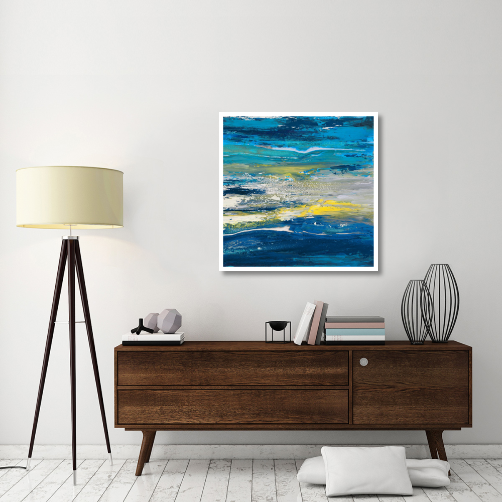 In volo sul mare II-Paper Art-38&quotx38"
