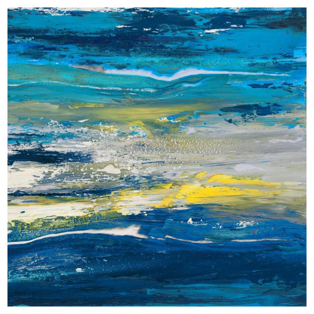 In volo sul mare II-Paper Art-42"x42"