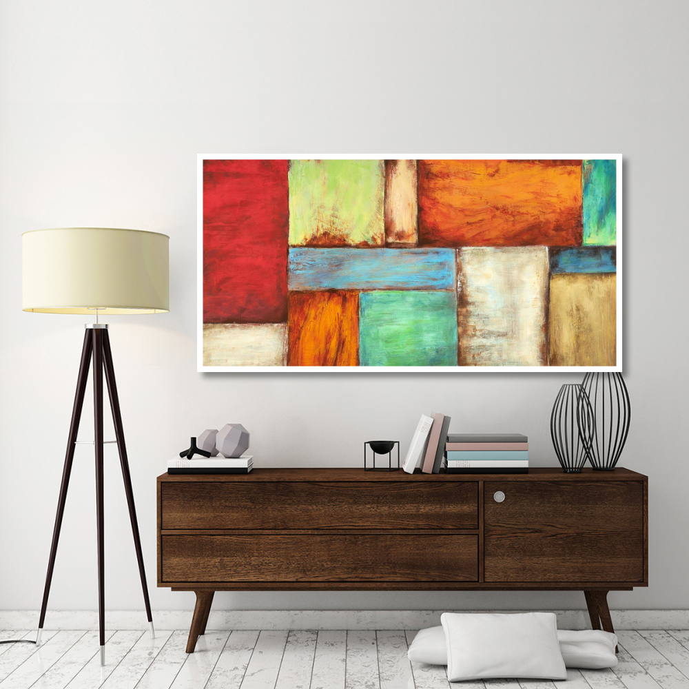 Colors of the Desert-Paper Art-74&quotx38"