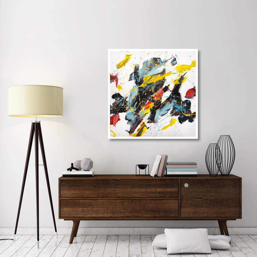 Caprice II-Paper Art-42&quotx42"