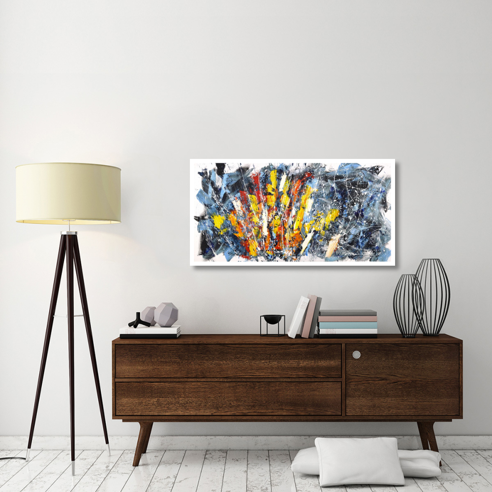 Rising Sun-Paper Art-50&quotx26"