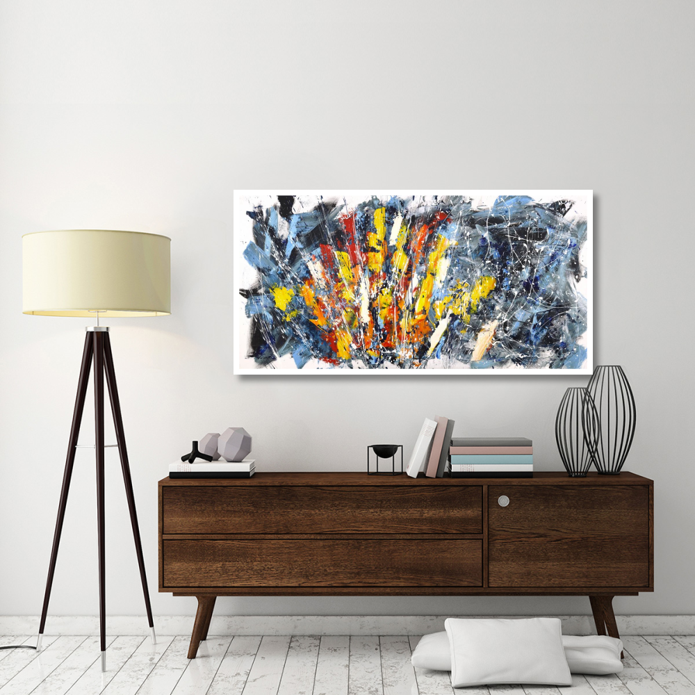 Rising Sun-Paper Art-62&quotx32"