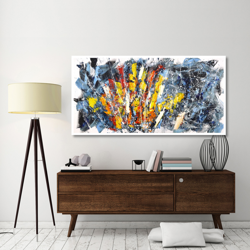 Rising Sun-Paper Art-74&quotx38"