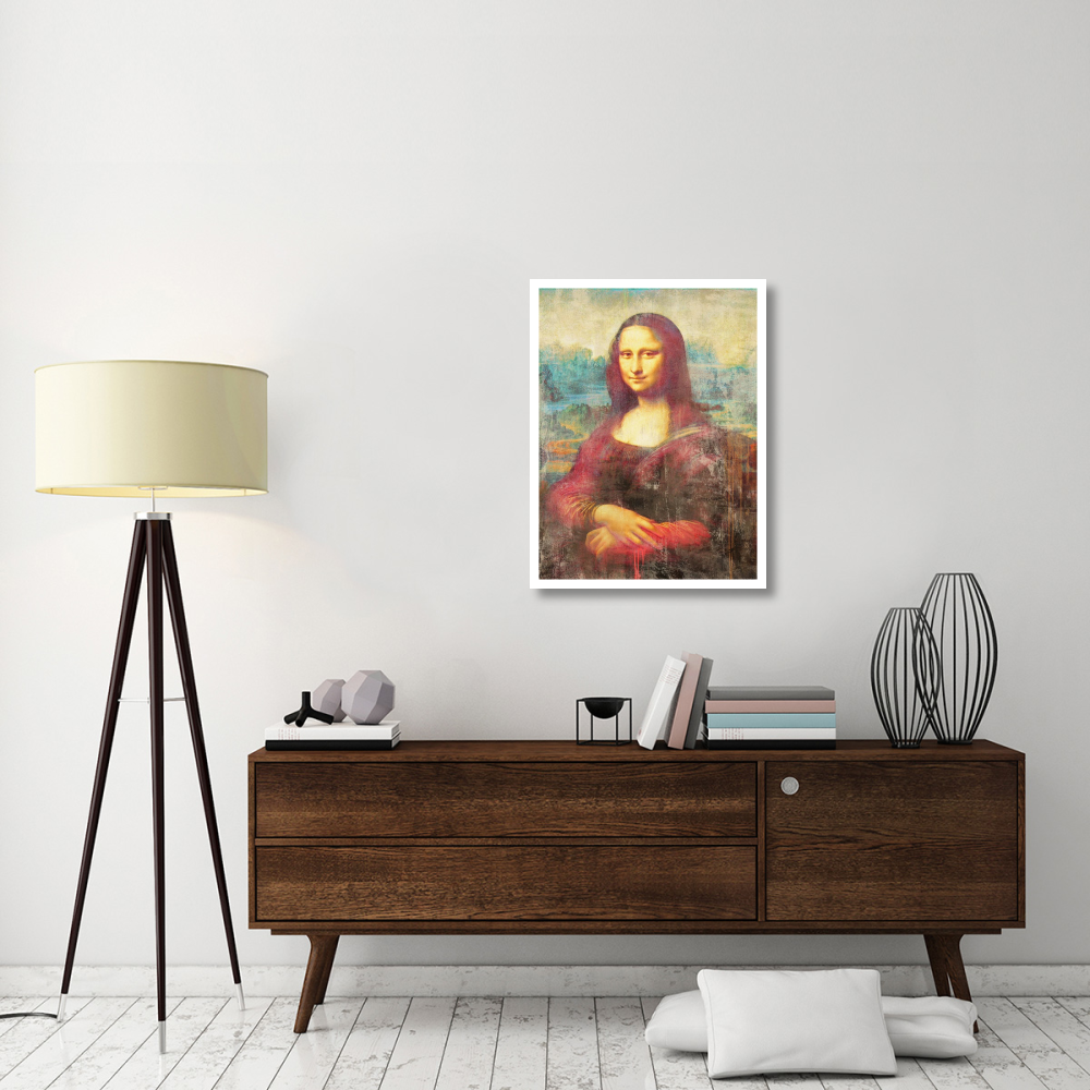 Mona Lisa 2.0-Paper Art-26&quotx34"