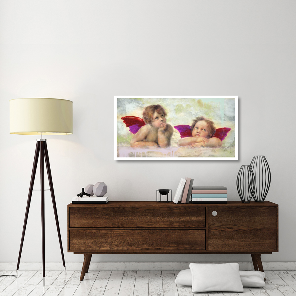 Raphael's Putti 2.0-Paper Art-50&quotx26"