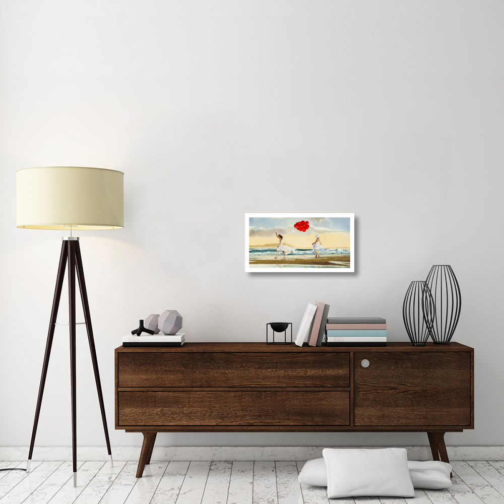 Collecting waves-Paper Art-26&quotx14"