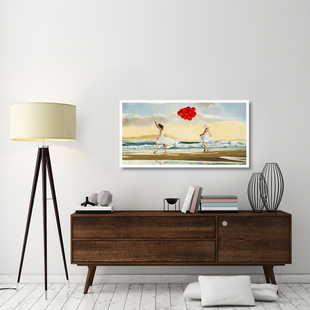 Collecting waves-Paper Art-50&quotx26"