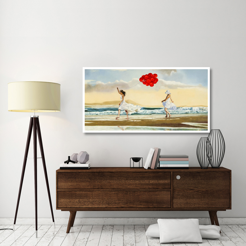 Collecting waves-Paper Art-62&quotx32"
