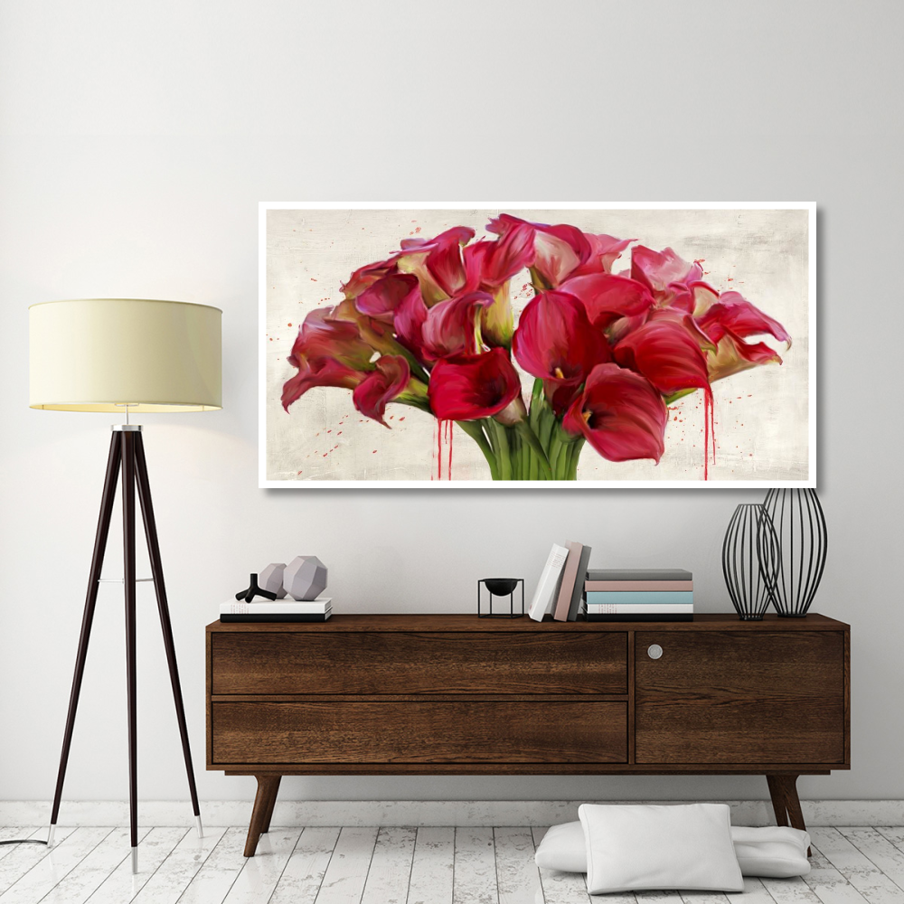 Calla abstraction-Paper Art-74&quotx38"