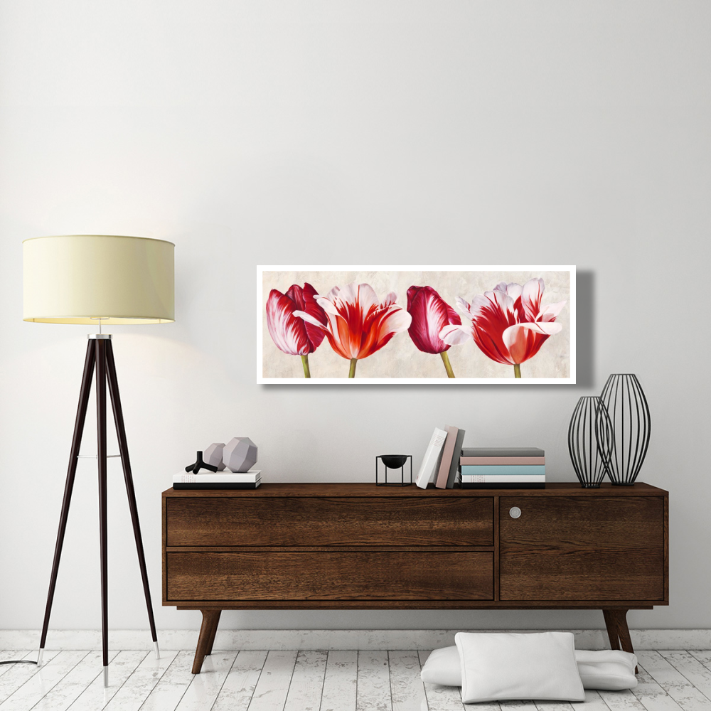Gioiosi tulipani-Paper Art-56&quotx20"