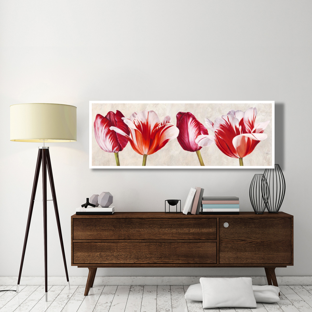 Gioiosi tulipani-Paper Art-74&quotx26"