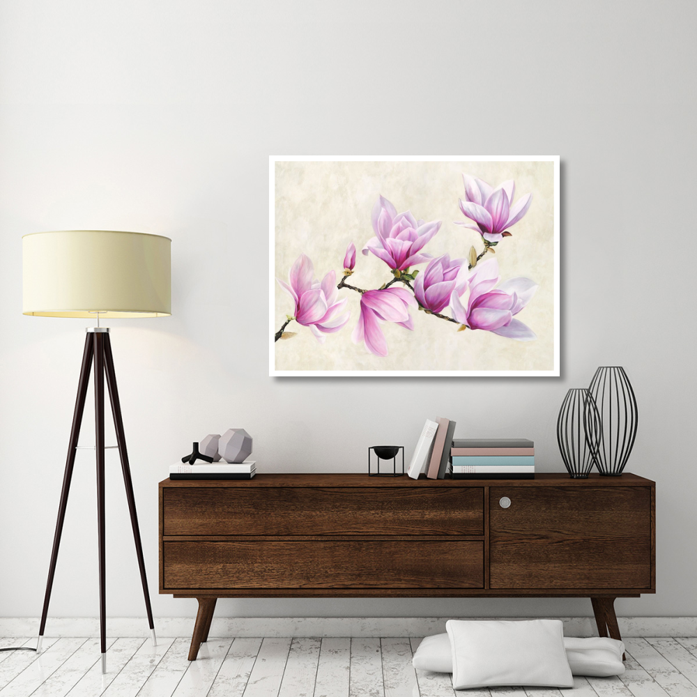 Ramo di magnolia-Paper Art-50&quotx38"