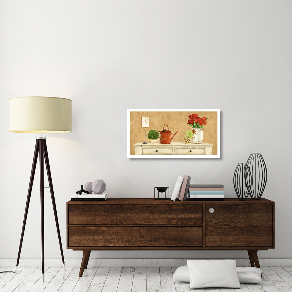 Mon jardin II-Paper Art-38&quotx20"