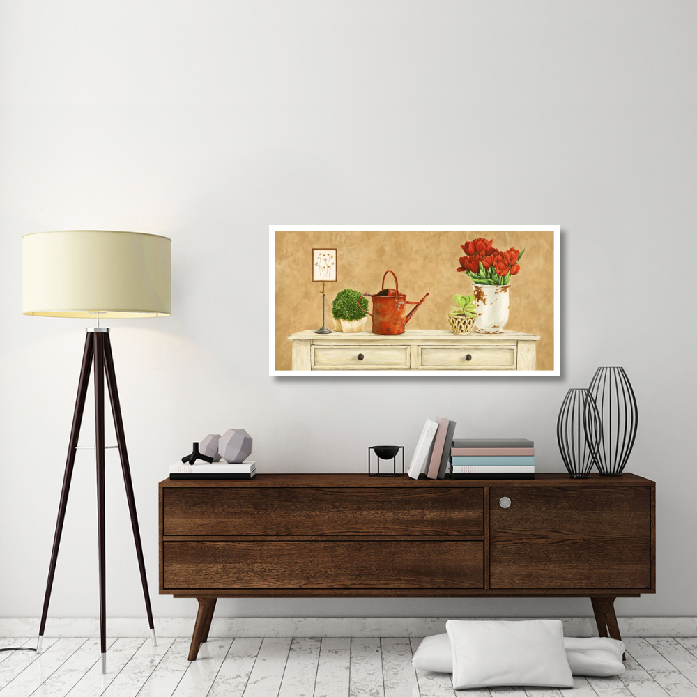 Mon jardin II-Paper Art-50&quotx26"