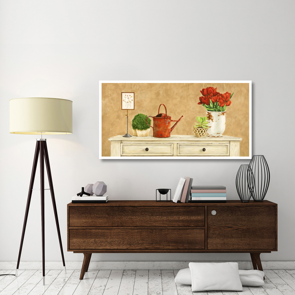 Mon jardin II-Paper Art-62&quotx32"
