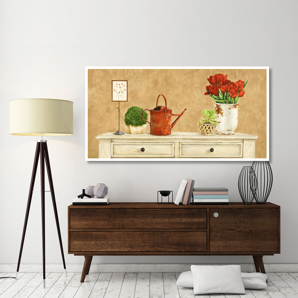 Mon jardin II-Paper Art-74&quotx38"