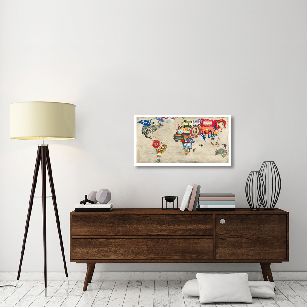 Bon Voyage-Paper Art-38&quotx20"