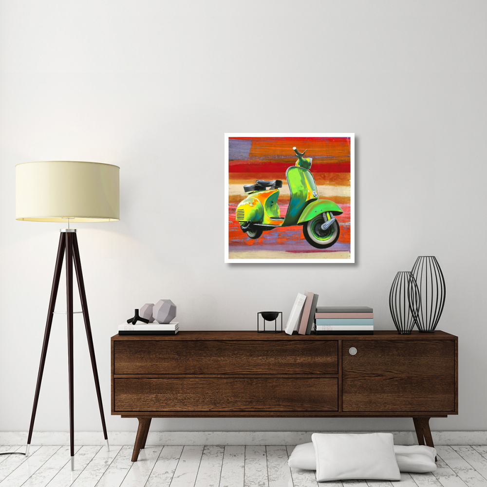 Pop Scooter I-Paper Art-32&quotx32"