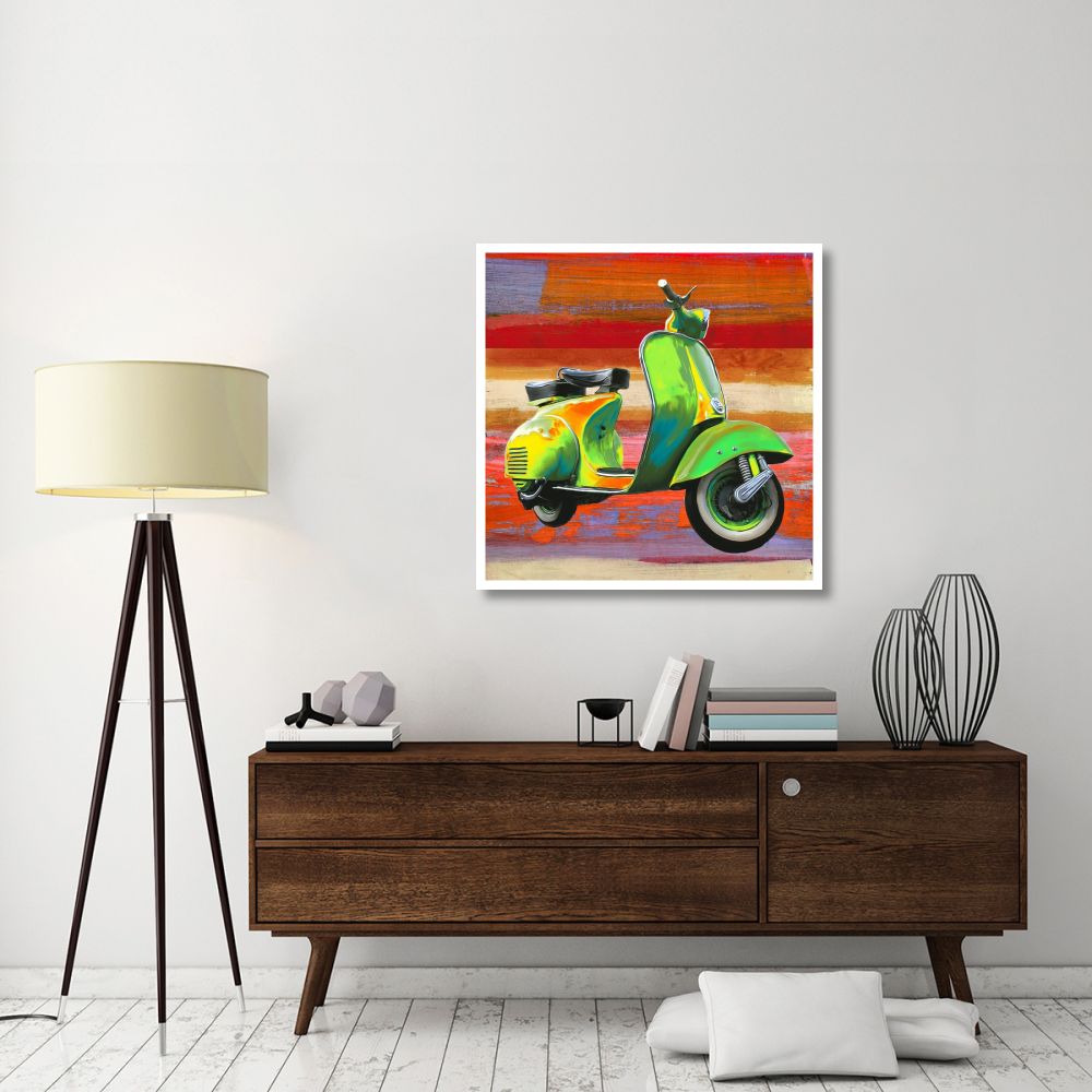 Pop Scooter I-Paper Art-38&quotx38"