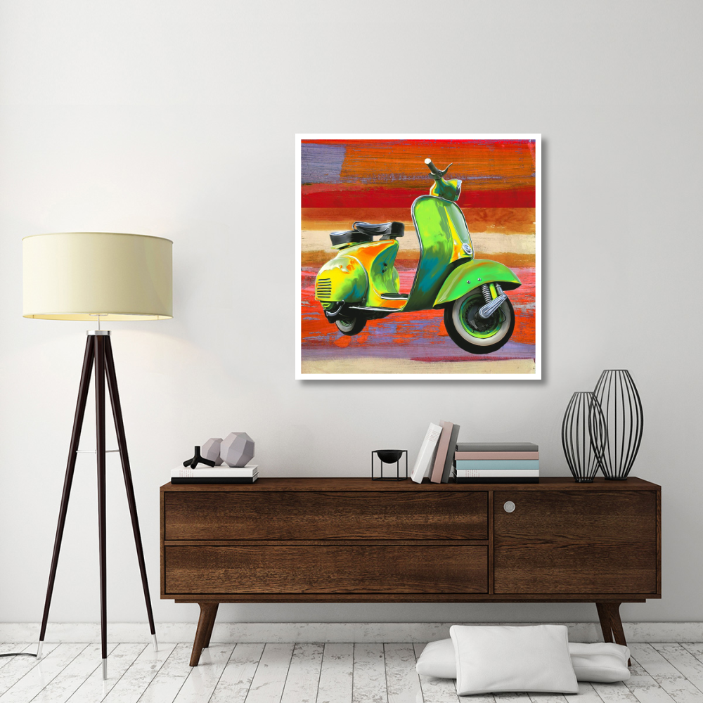 Pop Scooter I-Paper Art-42&quotx42"