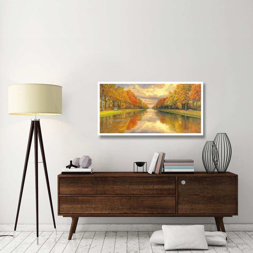 Boulevard sull'acqua-Paper Art-50&quotx26"